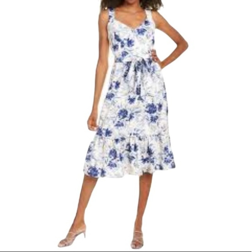 Donna Ricco Floral Sleeveless Dress